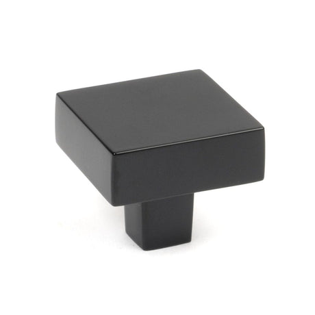 From The Anvil - Matt Black Albers Cabinet Knob - 35mm | Sku. 50734 | Trade Door Handles.