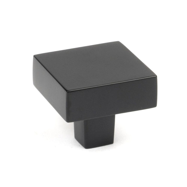 From The Anvil - Matt Black Albers Cabinet Knob - 35mm | Sku. 50734 | Trade Door Handles.