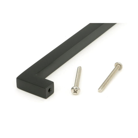 From The Anvil - Matt Black Albers Pull Handle - Large | Sku. 50738 | Trade Door Handles.
