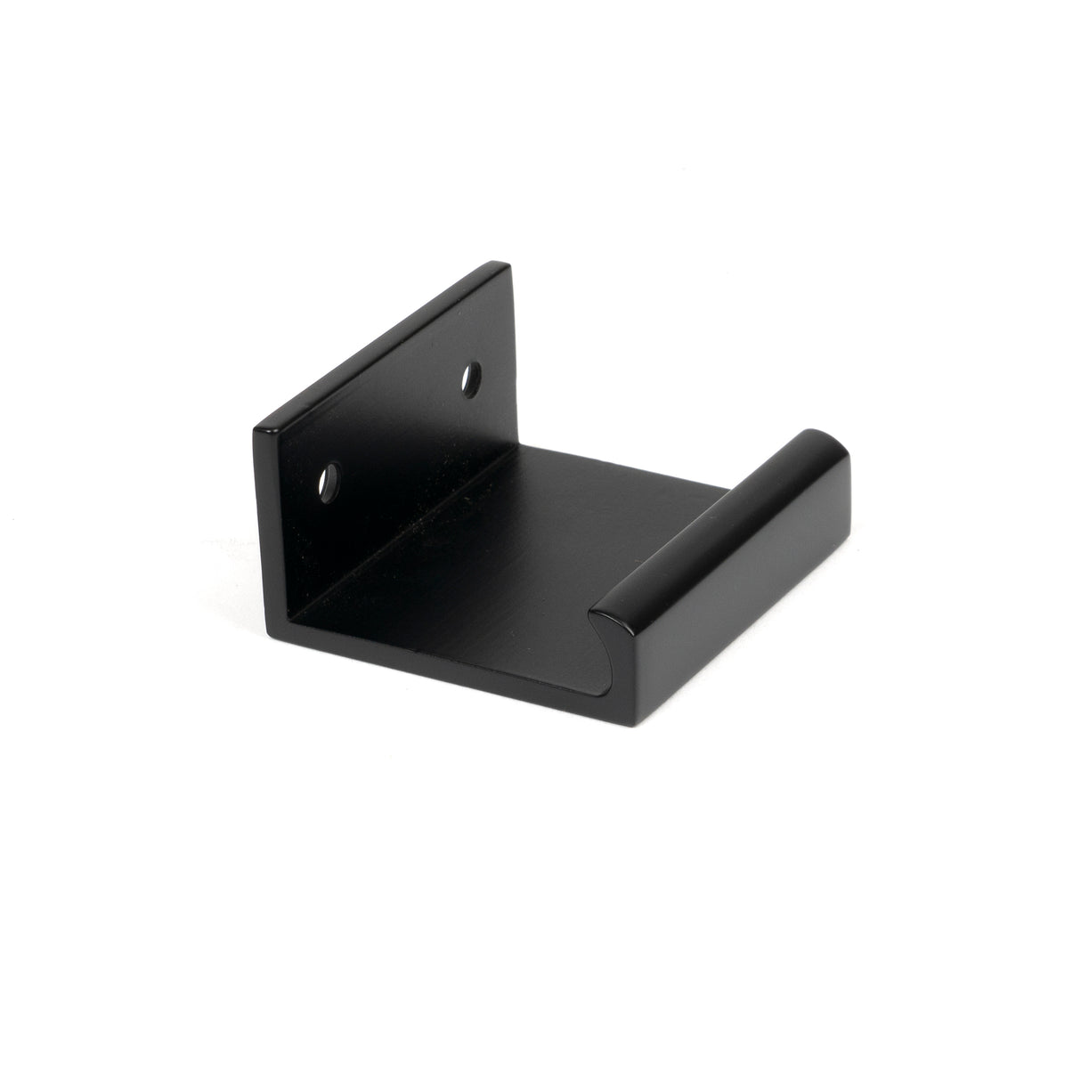 From The Anvil - Matt Black 50mm Plain Edge Pull | Sku. 50739 | Trade Door Handles.