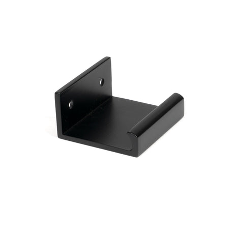 From The Anvil - Matt Black 50mm Plain Edge Pull | Sku. 50739 | Trade Door Handles.