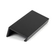 From The Anvil - Matt Black 100mm Plain Edge Pull | Sku. 50740 | Trade Door Handles.