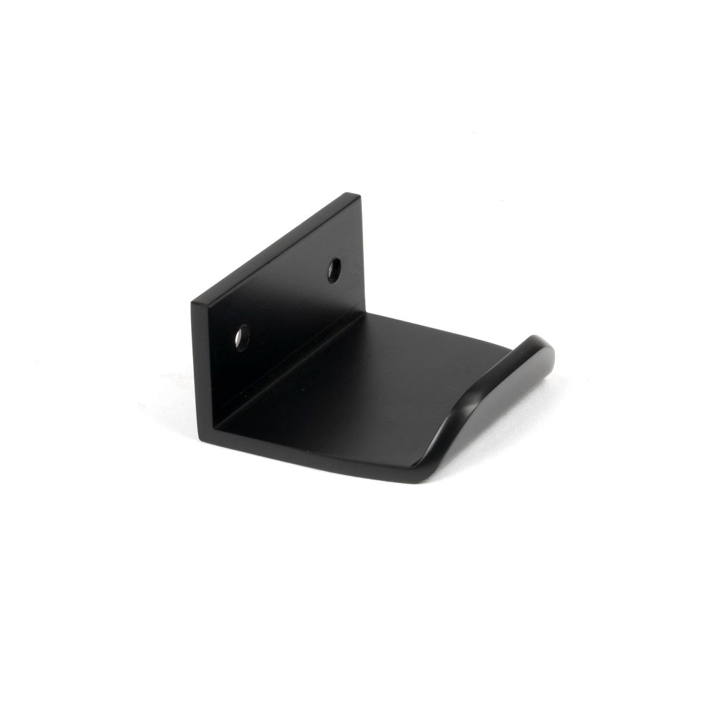 From The Anvil - Matt Black 50mm Moore Edge Pull | Sku. 50742 | Trade Door Handles.