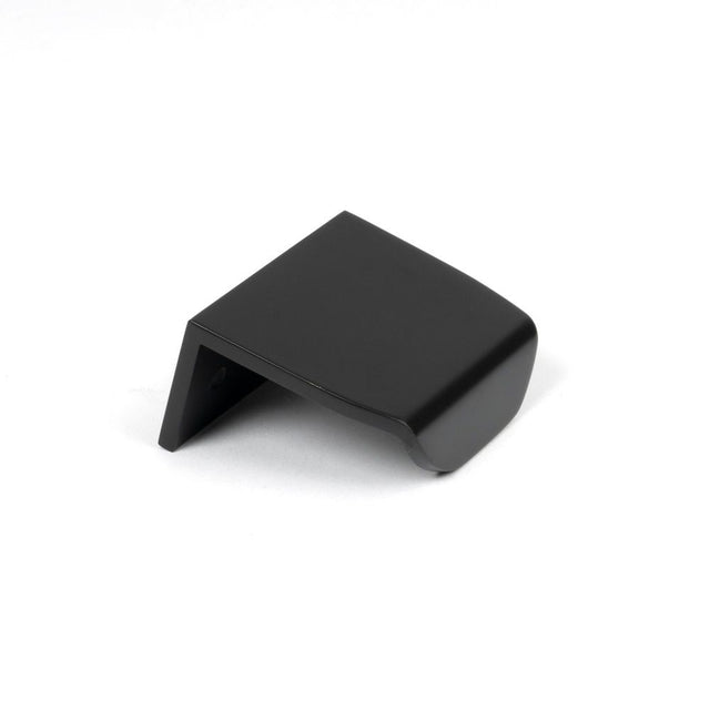 From The Anvil - Matt Black 50mm Moore Edge Pull | Sku. 50742 | Trade Door Handles.