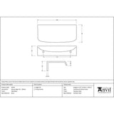 From The Anvil - Matt Black 100mm Moore Edge Pull | Sku. 50743 | Trade Door Handles.