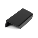 From The Anvil - Matt Black 100mm Moore Edge Pull | Sku. 50743 | Trade Door Handles.