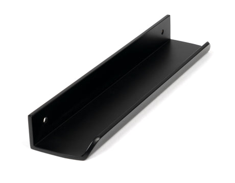 From The Anvil - Matt Black 200mm Moore Edge Pull | Sku. 50744 | Trade Door Handles.