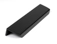 From The Anvil - Matt Black 200mm Moore Edge Pull | Sku. 50744 | Trade Door Handles.
