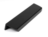 From The Anvil - Matt Black 200mm Moore Edge Pull | Sku. 50744 | Trade Door Handles.