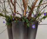 From The Anvil - Satin Marine SS (316) 40cm Flora Pot | Sku. 50755 | Trade Door Handles.