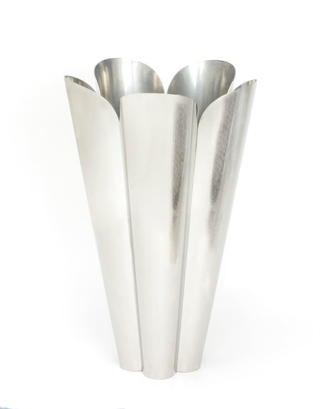 From The Anvil - Polished Marine SS (316) 30cm Flora Pot | Sku. 50756 | Trade Door Handles.