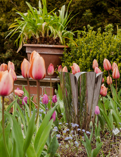 From The Anvil - Polished Marine SS (316) 30cm Flora Pot | Sku. 50756 | Trade Door Handles.