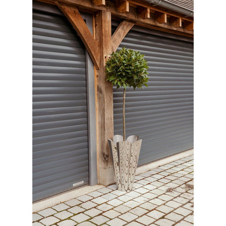 From The Anvil - Polished Marine SS (316) 40cm Flora Pot | Sku. 50757 | Trade Door Handles.