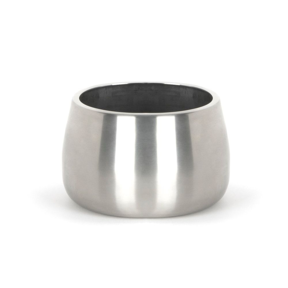 From The Anvil - Satin Marine SS (316) 12.5cm Hepworth Pot | Sku. 50758 | Trade Door Handles.