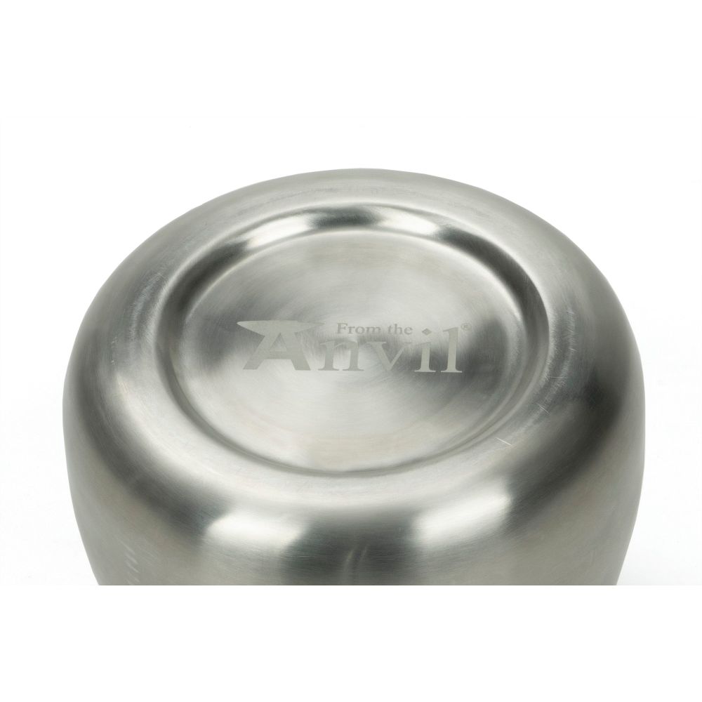 From The Anvil - Satin Marine SS (316) 12.5cm Hepworth Pot | Sku. 50758 | Trade Door Handles.