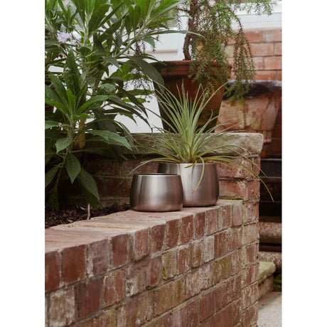 From The Anvil - Satin Marine SS (316) 12.5cm Hepworth Pot | Sku. 50758 | Trade Door Handles.