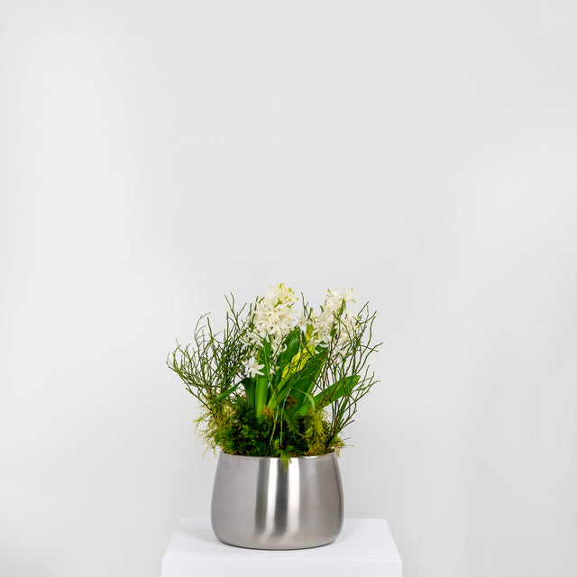 From The Anvil - Satin Marine SS (316) 16cm Hepworth Pot | Sku. 50759 | Trade Door Handles.