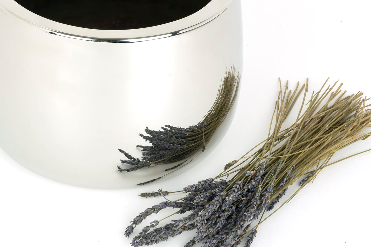 From The Anvil - Polished Marine SS (316) 16cm Hepworth Pot | Sku. 50762 | Trade Door Handles.