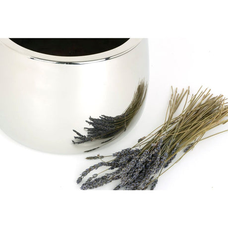 From The Anvil - Polished Marine SS (316) 16cm Hepworth Pot | Sku. 50762 | Trade Door Handles.