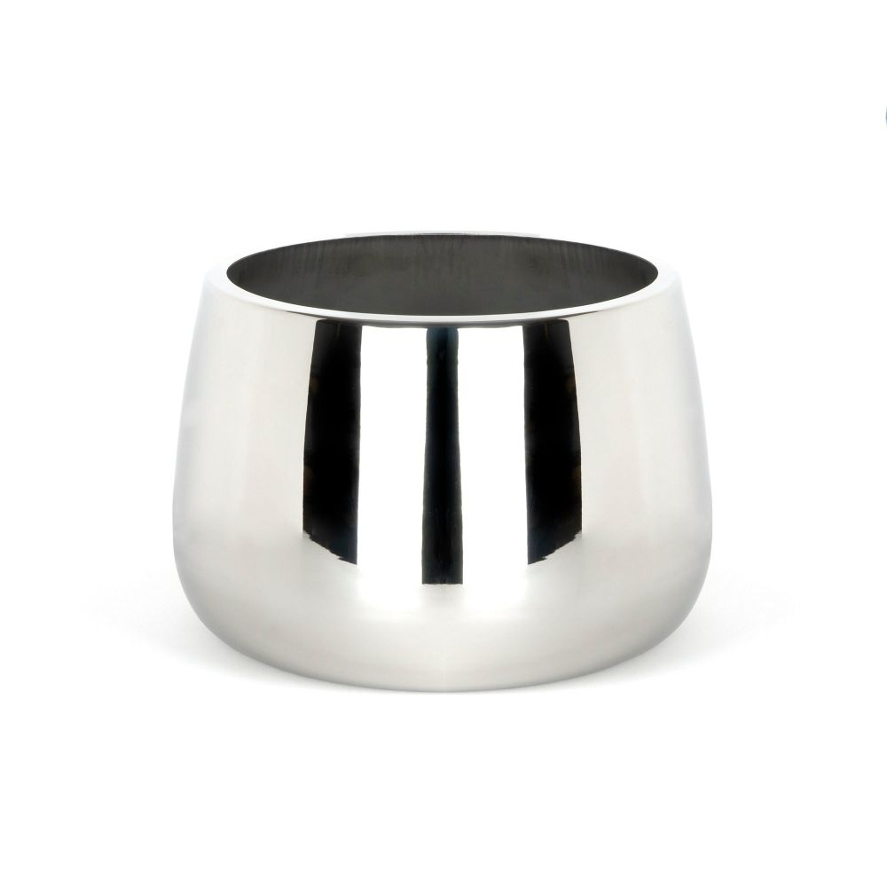 From The Anvil - Polished Marine SS (316) 28cm Hepworth Pot | Sku. 50763 | Trade Door Handles.