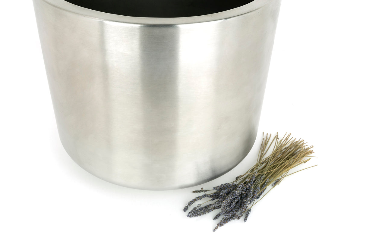 From The Anvil - Satin Marine SS (316) 28cm Newlyn Pot | Sku. 50766 | Trade Door Handles.