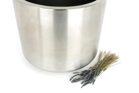 From The Anvil - Satin Marine SS (316) 28cm Newlyn Pot | Sku. 50766 | Trade Door Handles.