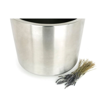 From The Anvil - Satin Marine SS (316) 28cm Newlyn Pot | Sku. 50766 | Trade Door Handles.