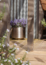 From The Anvil - Satin Marine SS (316) 28cm Newlyn Pot | Sku. 50766 | Trade Door Handles.