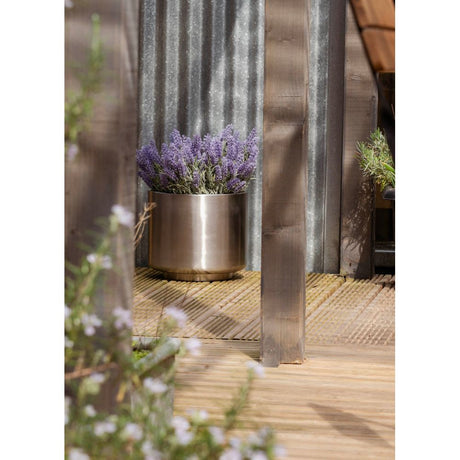 From The Anvil - Satin Marine SS (316) 28cm Newlyn Pot | Sku. 50766 | Trade Door Handles.