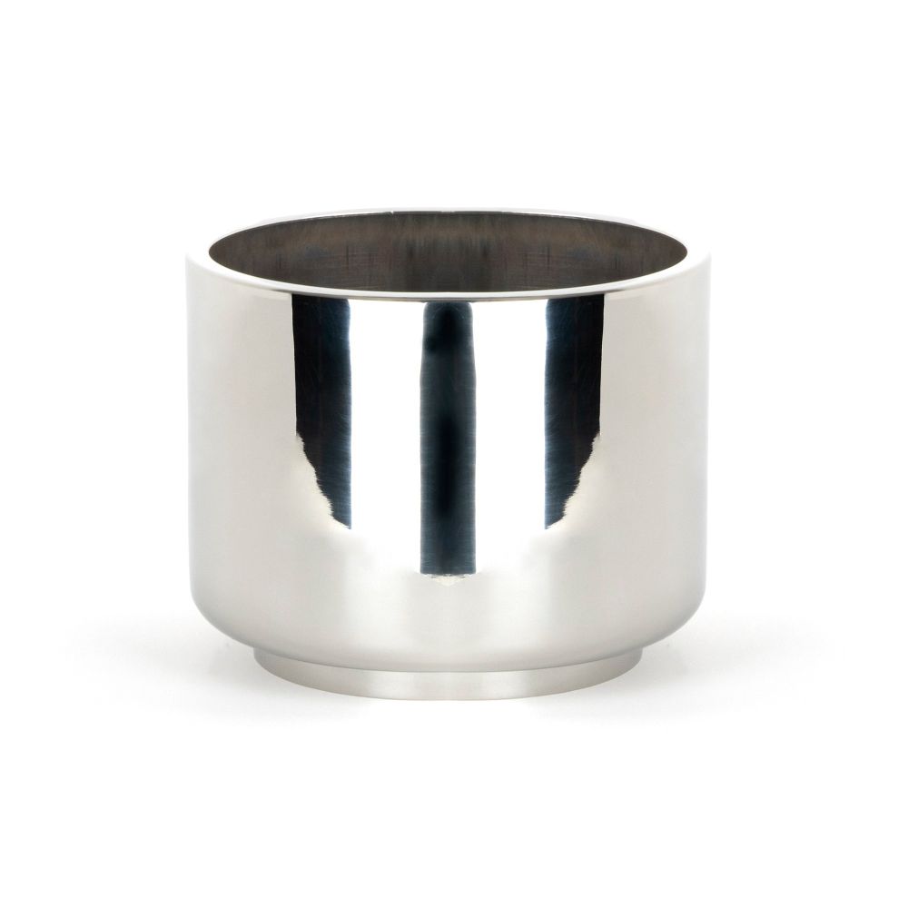 From The Anvil - Polished Marine SS (316) 16cm Newlyn Pot | Sku. 50768 | Trade Door Handles.