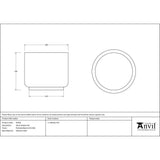 From The Anvil - Polished Marine SS (316) 16cm Newlyn Pot | Sku. 50768 | Trade Door Handles.
