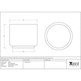 From The Anvil - Polished Marine SS (316) 28cm Newlyn Pot | Sku. 50769 | Trade Door Handles.