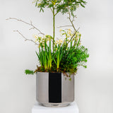 From The Anvil - Polished Marine SS (316) 28cm Newlyn Pot | Sku. 50769 | Trade Door Handles.