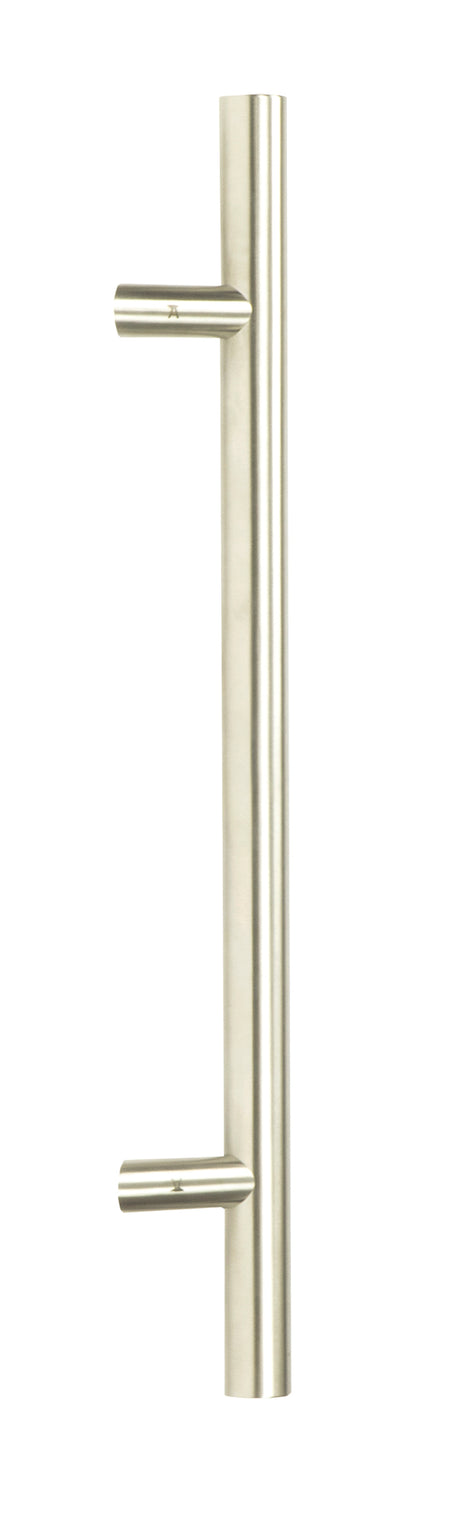 From The Anvil - Satin Marine SS (316) 0.6m Offset T Bar Handle Bolt Fix 32mm | Sku. 50771 | Trade Door Handles.