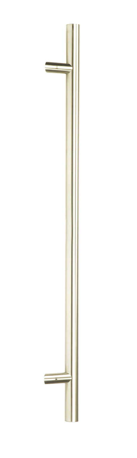 From The Anvil - Satin Marine SS (316) 0.9m Offset T Bar Handle Bolt Fix 32mm | Sku. 50774 | Trade Door Handles.