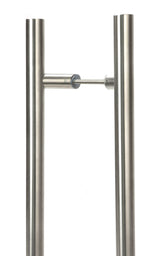 From The Anvil - Satin Marine SS (316) 0.9m Offset T Bar Handle B2B 32mm | Sku. 50775 | Trade Door Handles.