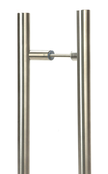 From The Anvil - Satin Marine SS (316) 1.2m Offset T Bar Handle B2B 32mm | Sku. 50778 | Trade Door Handles.