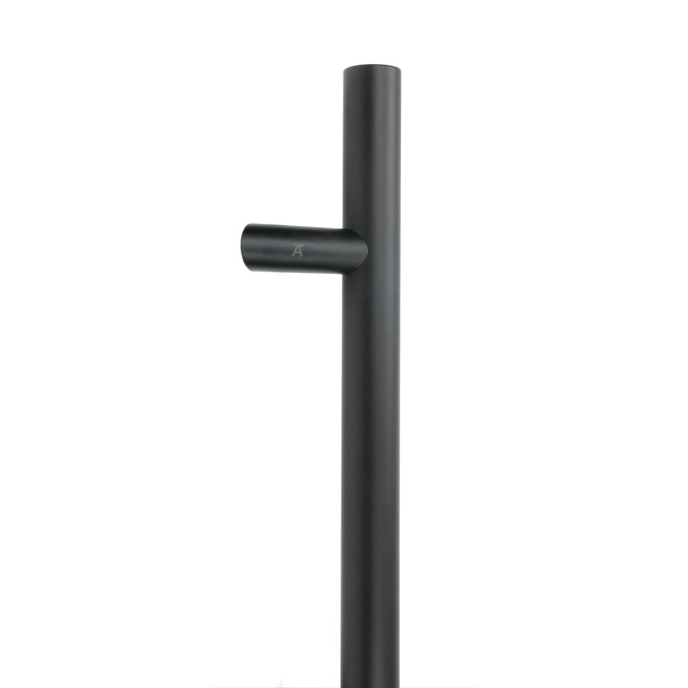From The Anvil - Matt Black (316) 0.6m Offset T Bar Handle Bolt Fix 32mm | Sku. 50786 | Trade Door Handles.