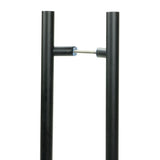 From The Anvil - Matt Black (316) 0.9m Offset T Bar Handle B2B 32mm | Sku. 50790 | Trade Door Handles.