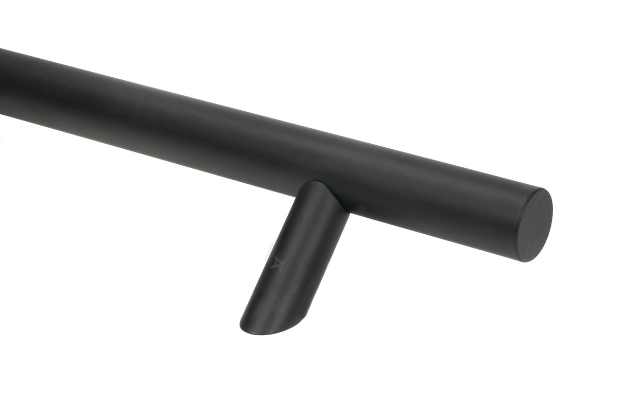 From The Anvil - Matt Black (316) 1.2m Offset T Bar Handle B2B 32mm | Sku. 50793 | Trade Door Handles.