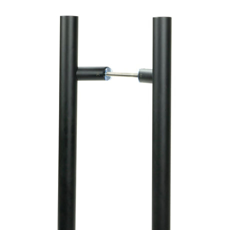 From The Anvil - Matt Black (316) 1.8m Offset T Bar Handle B2B 32mm | Sku. 50799 | Trade Door Handles.