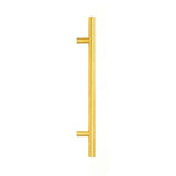 From The Anvil - Aged Brass (316) 0.6m T Bar Handle Secret Fix 32mm | Sku. 50800 | Trade Door Handles.