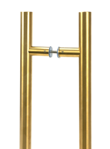 From The Anvil - Aged Brass (316) 0.6m T Bar Handle B2B 32mm | Sku. 50802 | Trade Door Handles.
