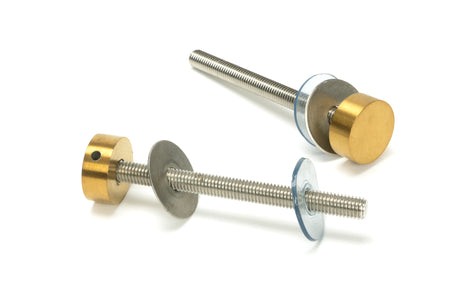 From The Anvil - Aged Brass (316) 0.9m T Bar Handle Bolt Fix 32mm | Sku. 50804 | Trade Door Handles.