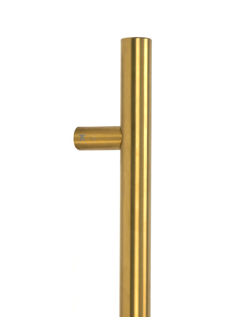 From The Anvil - Aged Brass (316) 0.9m T Bar Handle Bolt Fix 32mm | Sku. 50804 | Trade Door Handles.