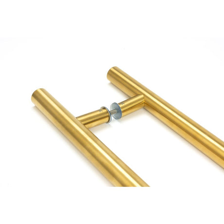 From The Anvil - Aged Brass (316) 1.2m T Bar Handle B2B 32mm | Sku. 50808 | Trade Door Handles.