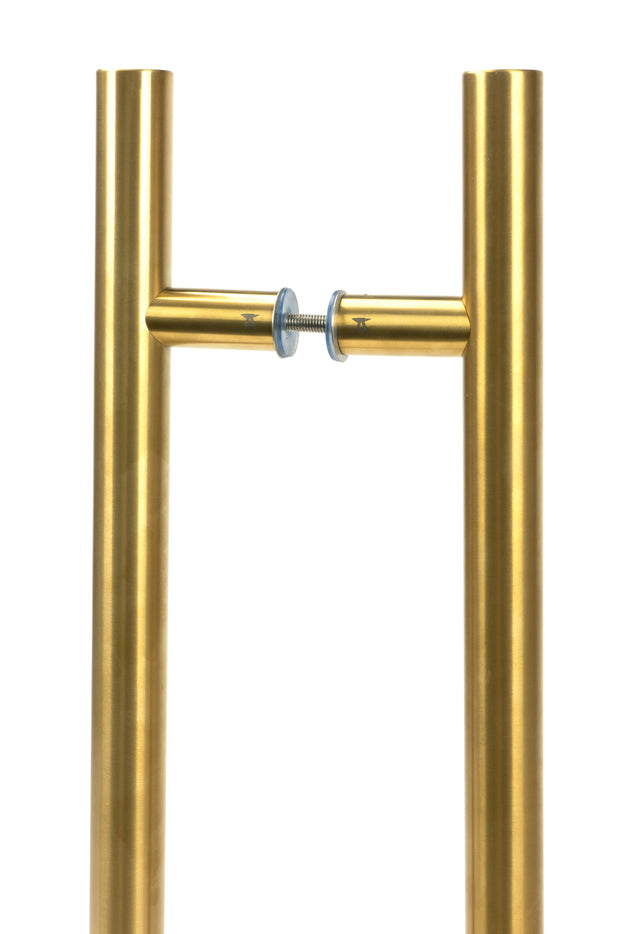 From The Anvil - Aged Brass (316) 1.5m T Bar Handle B2B 32mm | Sku. 50811 | Trade Door Handles.