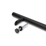 From The Anvil - Matt Black SS (304) 100mm Bolt Fixings for T Bar (2) - Offset | Sku. 50819 | Trade Door Handles.