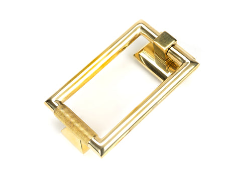 From The Anvil - Polished Brass Brompton Door Knocker | Sku. 50820 | Trade Door Handles.