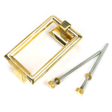 From The Anvil - Polished Brass Brompton Door Knocker | Sku. 50820 | Trade Door Handles.